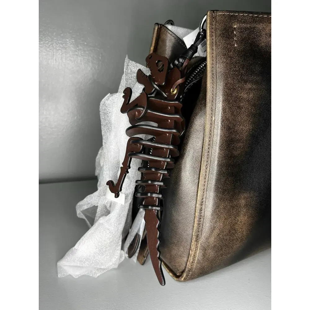 Coach Loved Leather Rogue 40 With Charms